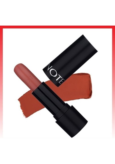 Deep Lipstick 02 Optimistic Rose Kremsi Dokulu Yarı Parlak Ruj, Nude 0