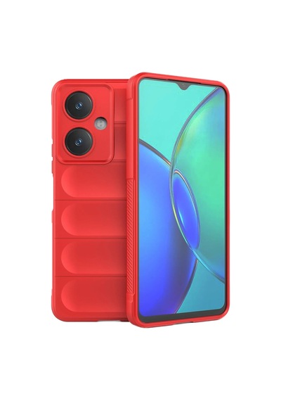 Cosmotex Newface Vivo Y27 Kılıf Optimum Silikon - Kırmızı