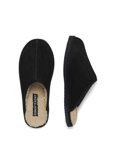 Jack & Jones Mikrofiber Yapılı Terlik- Dudely 12187557 Black Siyah