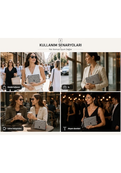 Sellhubx El Yapımı Desenli Kadın Bilek Çantası, Fermuarlı Astarlı Kumaş Portföy Çanta, İç Cepli 24 18 Cm Siyah - Beyaz Sellhubx El Yapımı Desenli Kadın Bilek Çantası, Fermuarlı Astarlı Kumaş Portföy Çanta, İç Cepli 24 18 Cm Siyah - Beyaz