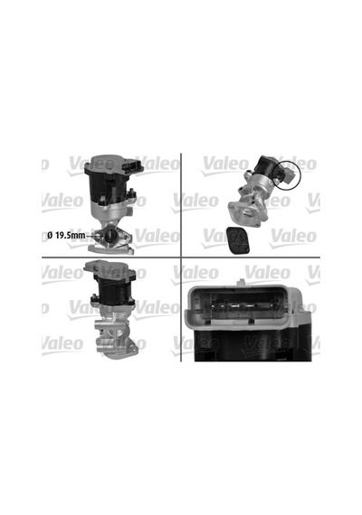 VALEO 700410 EGR Valfi 407 607 / C5 2.7 HDI