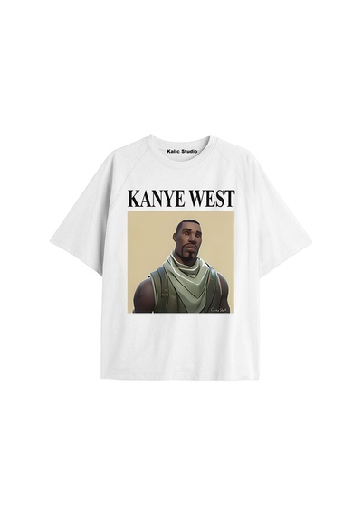 Kalic Studio Kanye West - T-shirt Beyazget88