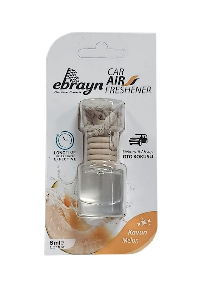 Ebrayn Dekoratif Ahşap Oto Kokusu Kavun 8 Ml