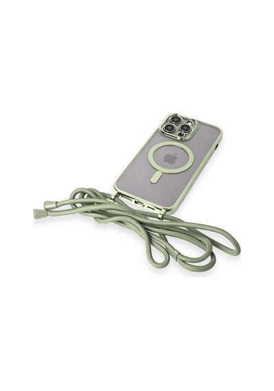 Apple İphone 12 Pro Max Kılıf Divo Lazer Askılı Magsafe Kapak