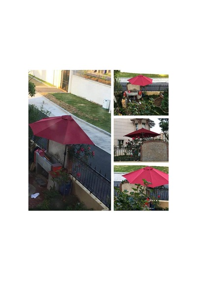 Bu 2,5 M Büyüklüğünde, Su Geçirmez Yarım Güneş Şemsiyesi Dış Mekan Kullanımı İçin Uygundur, Örneğin Bar, Teras, Plaj Veya Balkon İçin. Stand Teslimat Kapsamına Dahil Değildir Diğer