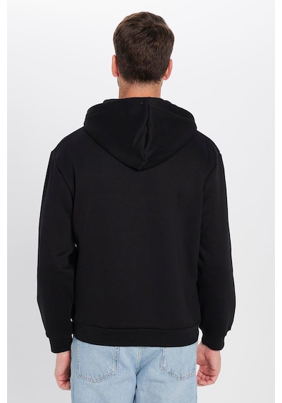 Tudors Unisex Relax Fit Rahat Kesim Pamuklu İçi Polarlı Yarım Fermuarlı Siyah Kapüşonlu Sweatshirt-32459 Siyah Tudors Unisex Relax Fit Rahat Kesim Pamuklu İçi Polarlı Yarım Fermuarlı Siyah Kapüşonlu Sweatshirt-32459 Siyah