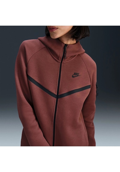 Nike Tech Fleece Windrunner Fz Hooded Kadın Sweatshirt-sportxstore Kiremit
