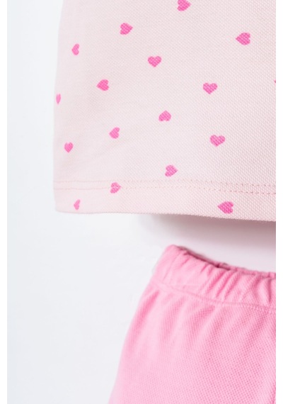 U.s. Polo Assn. Kız Bebek Pembe Şort Takım 5274-50154 Pembe