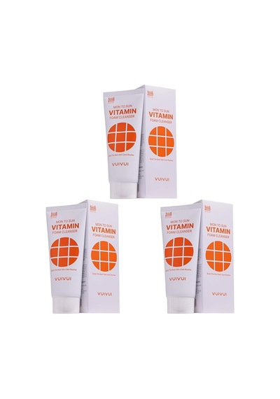 Mon To Sun Vitamin Temizleme Köpüğü 100 Gr 3 Paketi
