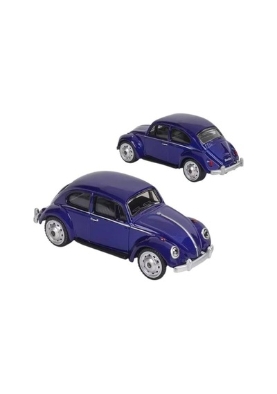 Collectibles Series Volkswagen Beetle 1967 Mavi 1/64 Model Araba