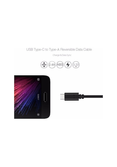 Alfais 5109 Usb Type-C 3.1 To Usb 3.0 2 Metre Çevirici Dönüştürücü Adaptör Kablosu