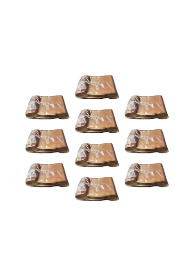 Plastik Şeffaf Altın Sarı Gold Sup Kaşık - Tatlı Dondurma Kaşığı - 12.5 Cm. - 50 Adetlik 10 Paket Sarı