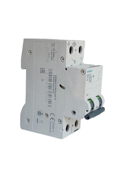 Siemens 5sl6532-7 32a 1 Faz+nötr 70 Mm Anahtarlı Otomatik Sigorta 6ka C Tipi Yavaş Karakterli