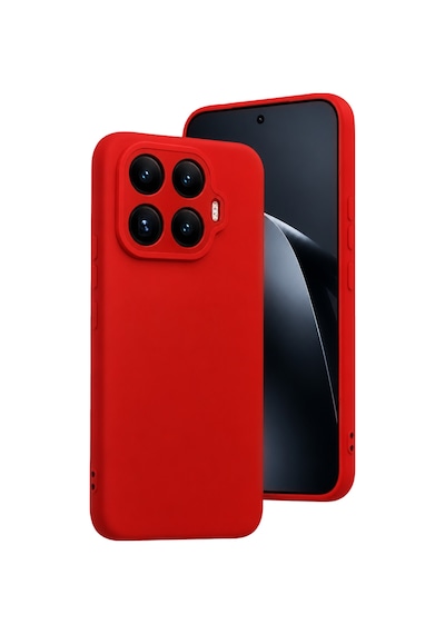 Xiaomi Mi 17t İle Uyumlu Soft Yumuşak Telefon Kılıfı Ve Hayalet Privacy Ekran Koruyucu Seti Kırmızı