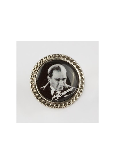 Atatürk - 159 - Yaka - Csmo-tex - Rozet-gümüş Rengi Çok Renkli