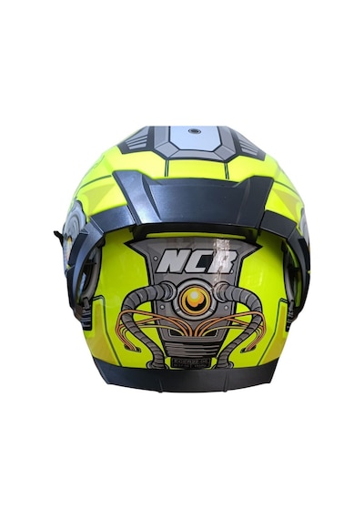 Ncr Kapalı Visörlü M69 Ece22-06 Belgeli Kapalı Kask Sarı