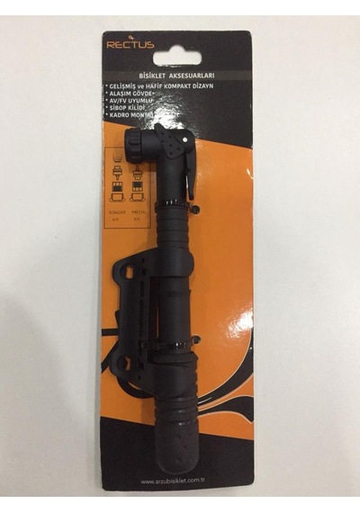 Rectus Mtb Şehir Bisikleti Mini Pompa Presta Araba Sibop Uyumlu Rectus Mtb Şehir Bisikleti Mini Pompa Presta Araba Sibop Uyumlu