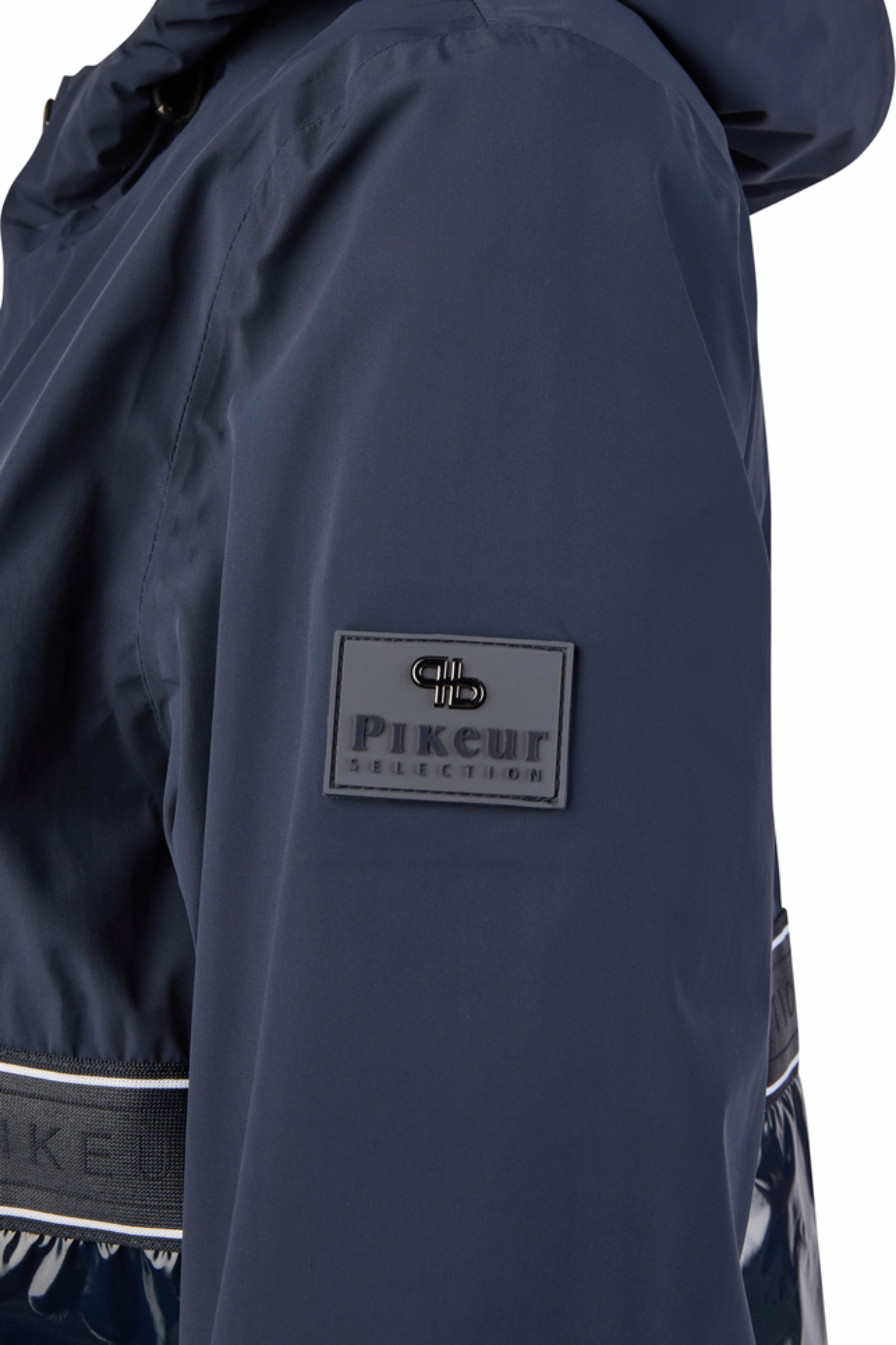 Pikeur Rainjacket 7018 Kapüşonlu Su Geçirmez Kadın Yağmurluk Lacivert