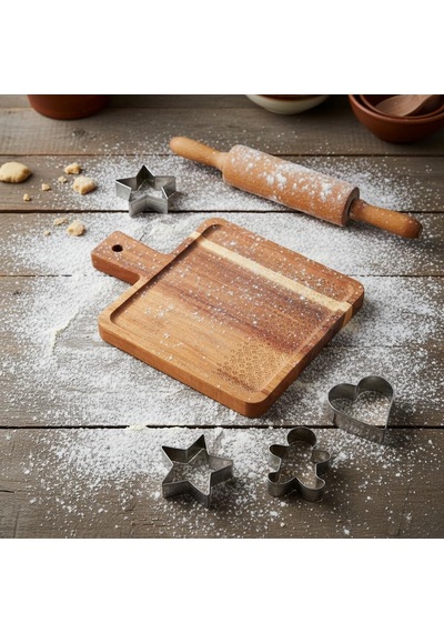 Doğal Akasya Ahşap Dikdörtgen Sunum Tahtası Ve Servis Tepsisi 23x17 Cm Kahve Yanı, Peynir Ve Kahvaltılık Sunumluk Kare Formlu Estetik Tasarım Çok Renkli