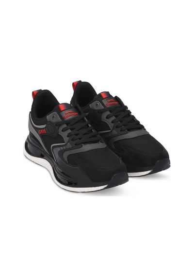 Slazenger ZOWIE Erkek  Siyah / Kırmızı Koşu & Yürüyüş Spor Ayakkabısı