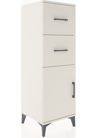 Hyperion Dolap Tek Raflı 2 Çekmeceli Tek Kapaklı 44x44x134 Ay... Aytaşı