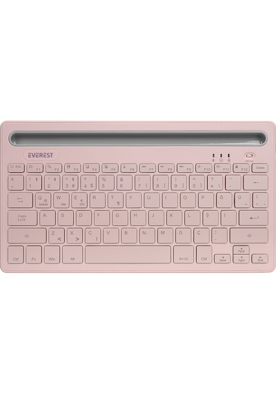Everest KB-BT82 Bluetooth Ultra İnce Şarjlı Q Klavye