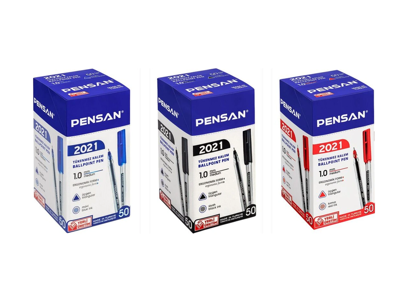Tr-23 Tükenmez Kalem 50 Li Kutu Kırmızı Kırmızı
