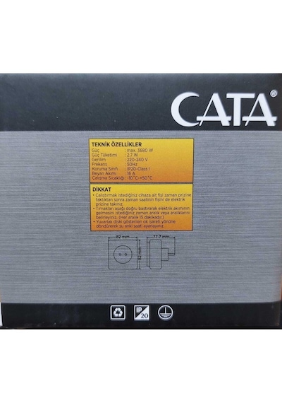 Cata Ct-9180 Zaman Ayarlı Priz Mekanik Ayarlanabilir Zaman Saati