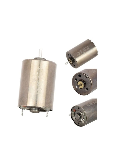 2 Adet Elektrik Üreten Mini Dc Dinamo Motoru - 3v - 12v İş Eğitimi Elektrik Motoru
