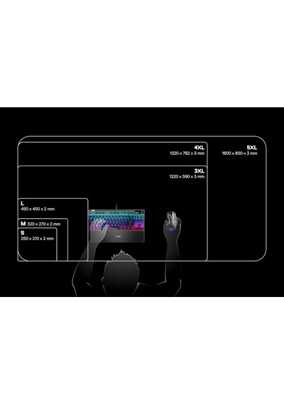Steelseries Qck Mini Gaming Mousepad - Maksimum Kontrol Sağlar -