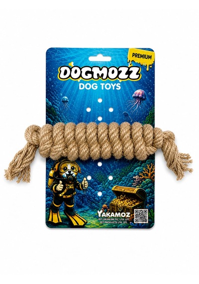 Dogmozz Premium Mısır Örgülü İp Oyuncak 30 Cm