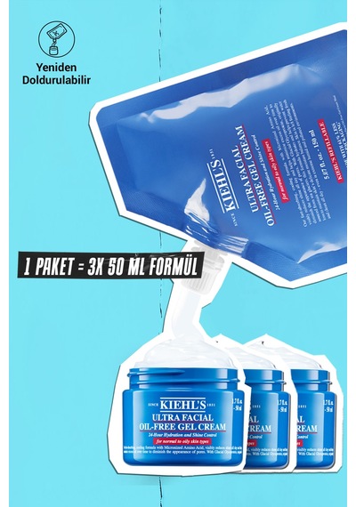 Yağlı Ve Normal Ciltler İçin Parlamayı Azaltan, Ferahlatıcı Ve Nemlendirici Jel Krem 28 Ml