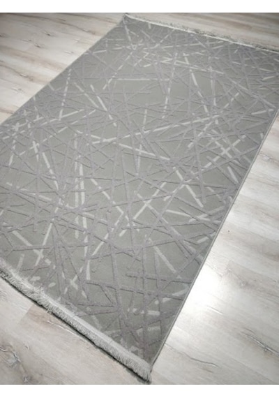 Yhome Luxor 2727Gri 160X230 Cm Saçaklı Salon Halısı