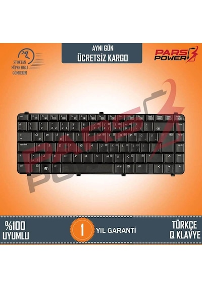 HP Uyumlu 510, 511, 515, 516, 610, 615 Notebook Klavye (Siyah Tr)