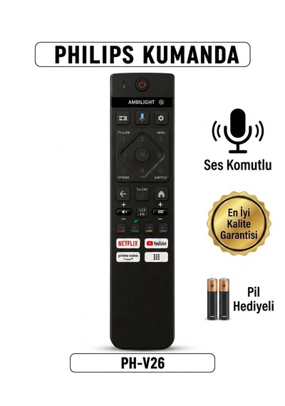 Ph-v26 Sesli Kumanda Pil