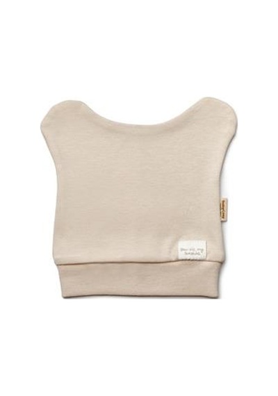 BabyCosy Bebek 3'lü Şapka %100 Organik Pamuk Yenidoğan Serisi - Csy8127 Ekru