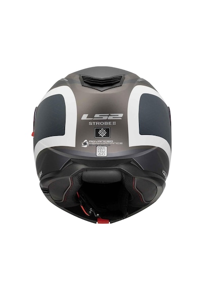 Ls2 Strobe 2 Victory Çene Açılır Kask Mat Gri - Mavi - Kum