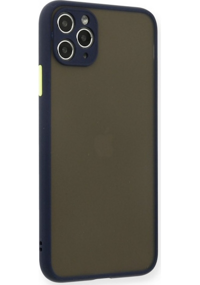 Apple Uyumlu iPhone 11 Pro Max Kılıf Arkası Buzlu Montreal Silikon Kapak