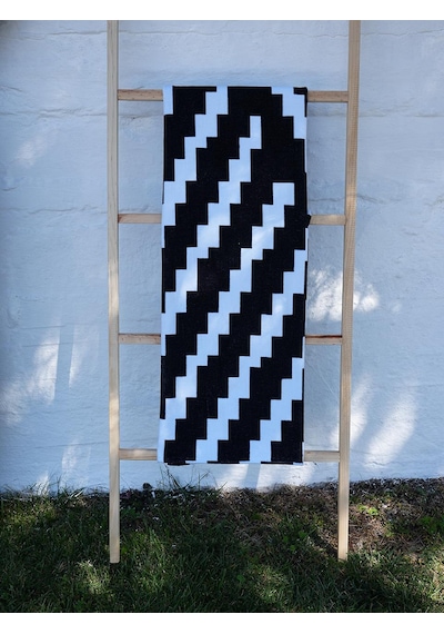 Kadife 100x180 Cm Desenli Modern Plaj Havlusu Baveno Desen005