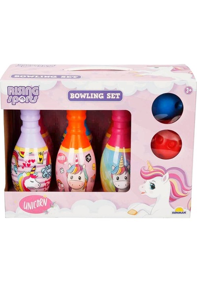 Sunman Rising Sports Unicorn Bowling Seti