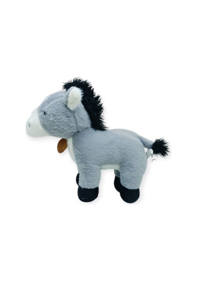 Peluş Hayvanlar Sesli 30 Cm At - Gri