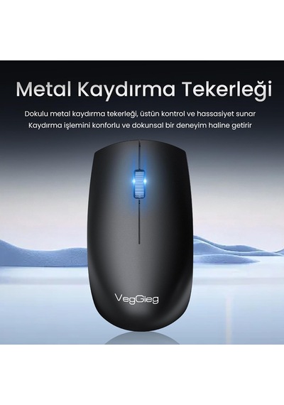 G700 Kablosuz Mouse 2.4ghz Nano Usb Alıcı 3 Tuşlu Pilli Optik Mouse