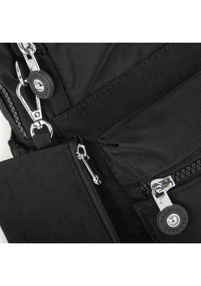 Nas Bag Küçük Kadın Sırt Çantası Siyah Siyah