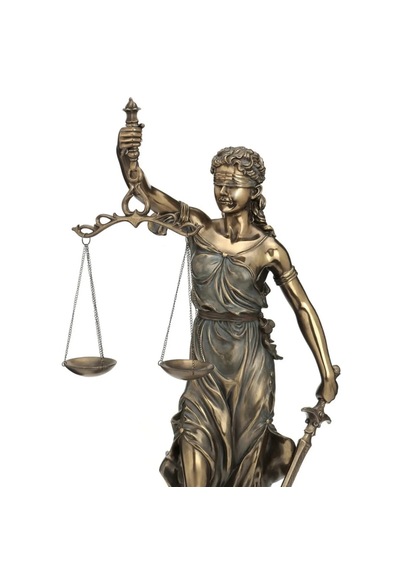 Adalet Heykeli Justitia Themis Adalet Figürü 32cm
