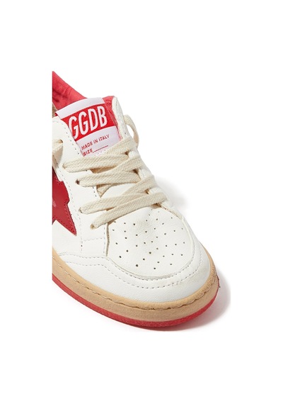 Golden Goose Çocuklar Için Yıldız Deri Spor Ayakkabılar Beyaz