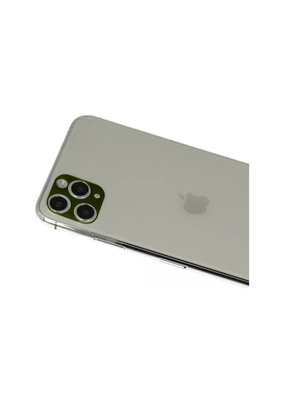 Newface Apple Uyumlu iPhone 11 Pro Max Rainbow Kamera Lens Koruma Cam - Yeşil,