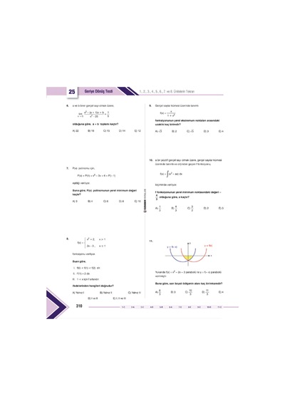 Ayt Matematik Gis Soru Bankası