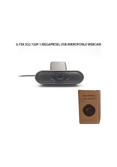 G-tek X52 720p Usb Mıkrofonlu Webcam