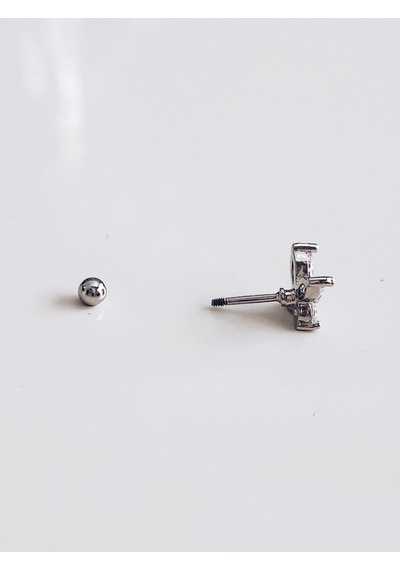 Kelebek Modeltragus Helix Piercing Ear Cuff Kıkırdak Çelik Küpe