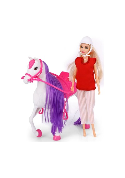 Jasmine Atlı Bebek Beyaz-pembe Glt-e301-b